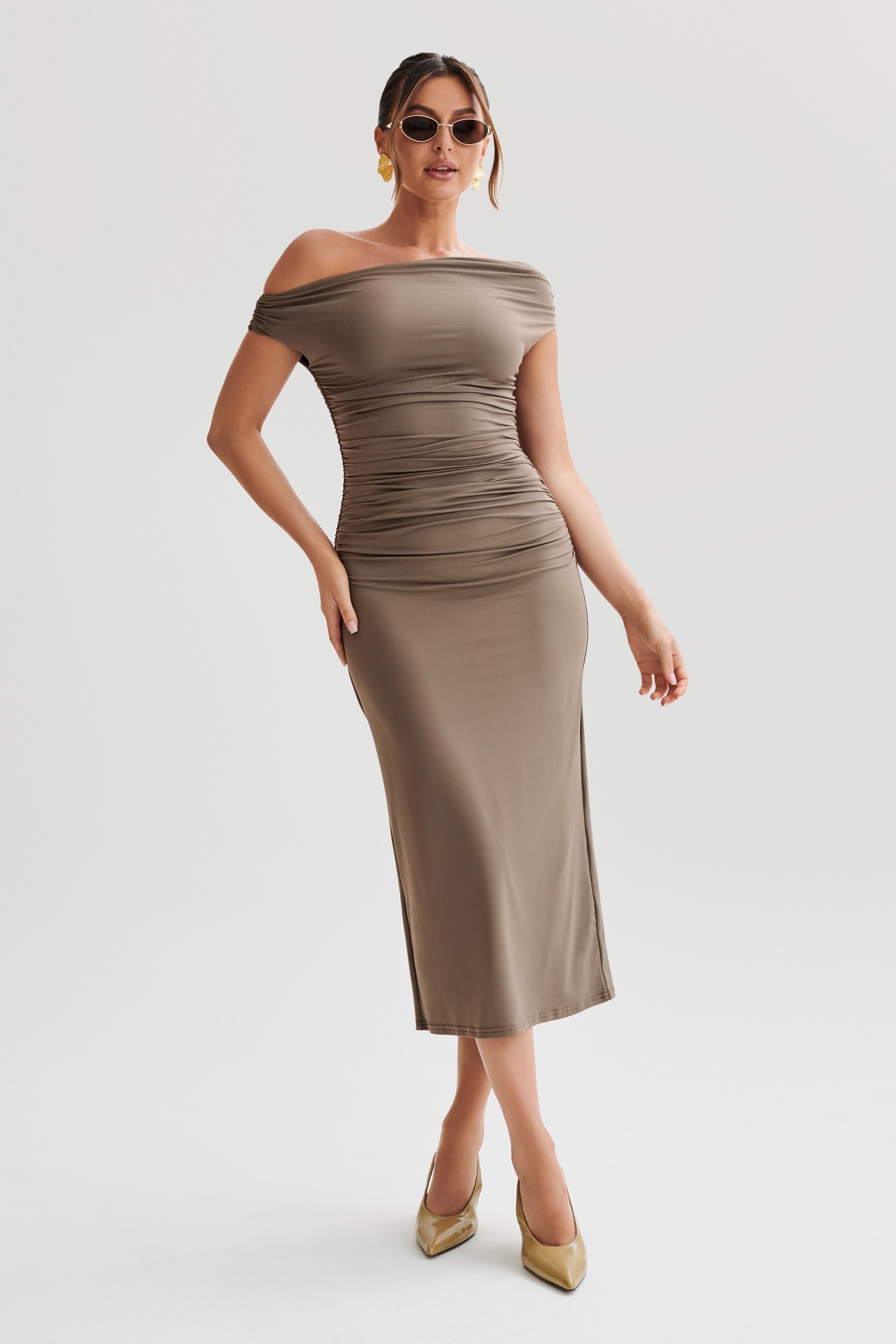 Alayna Recycled Nylon Midi Dress