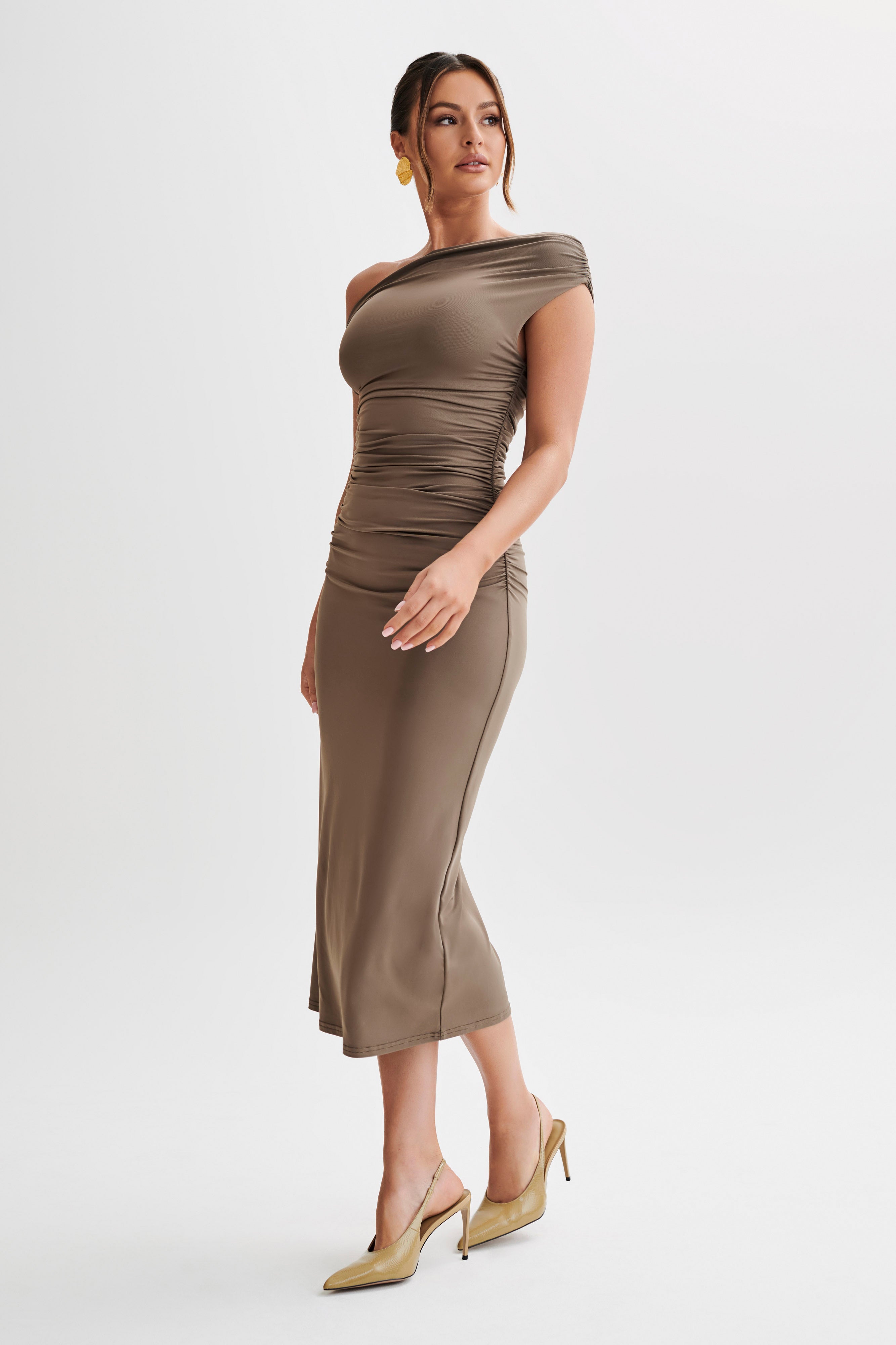 Alayna Recycled Nylon Midi Dress