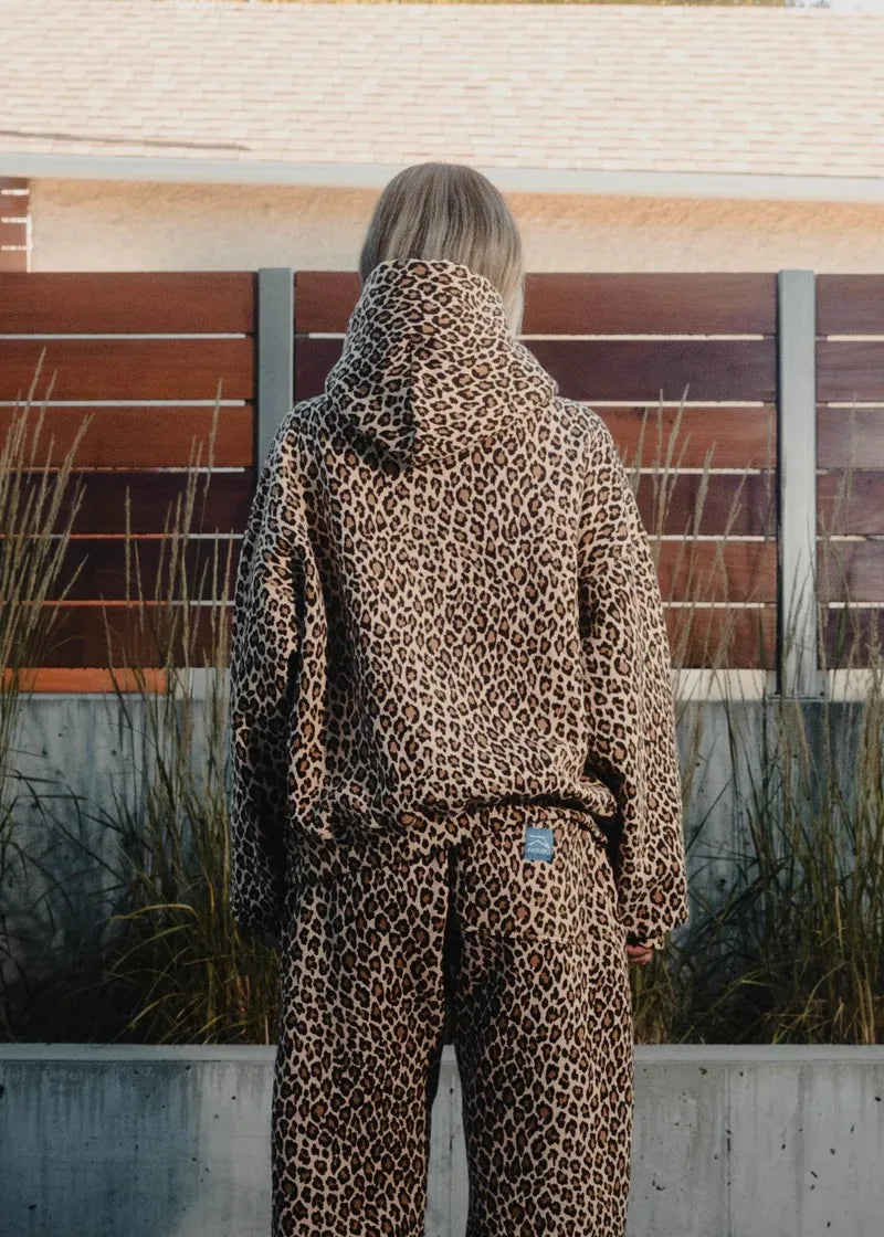 Leopard Oversized Hoodie