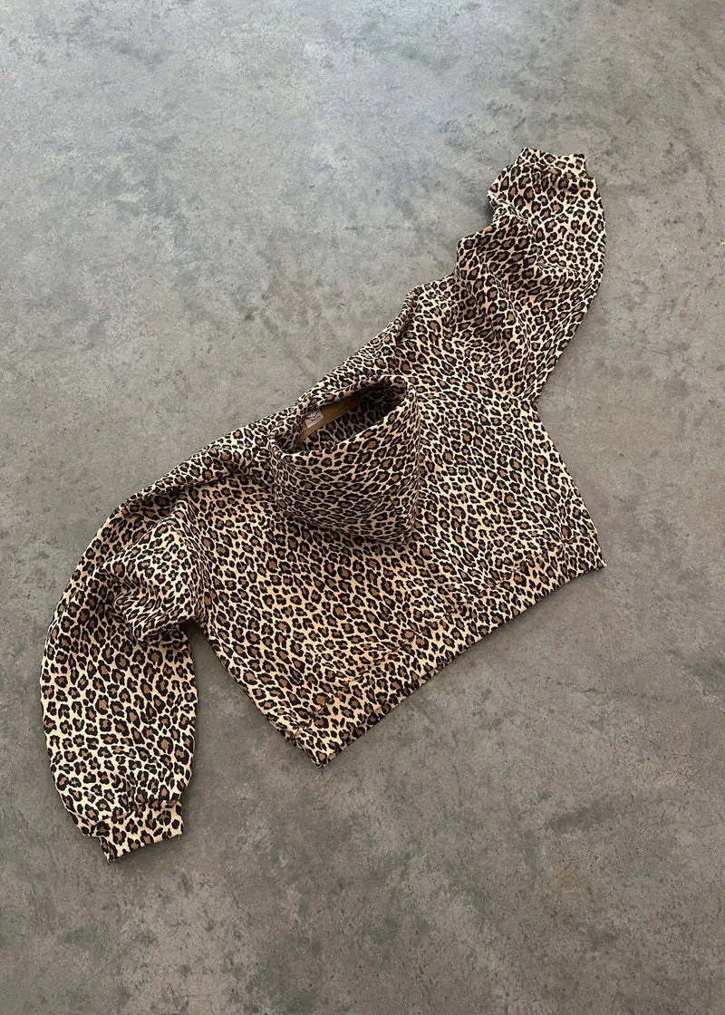 Leopard Oversized Hoodie