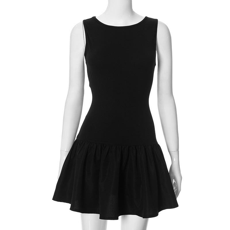 High Waist Mini Dress
