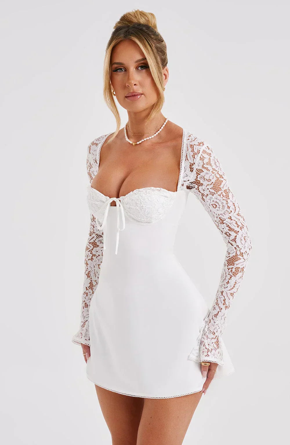 Alix | Mini Lace Dress